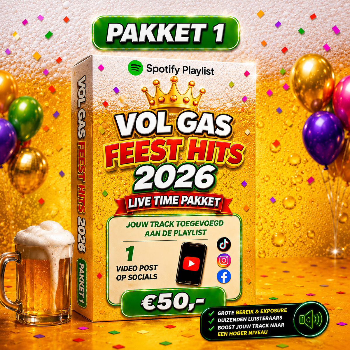 Vol Gas Feest Hits Pakket 1