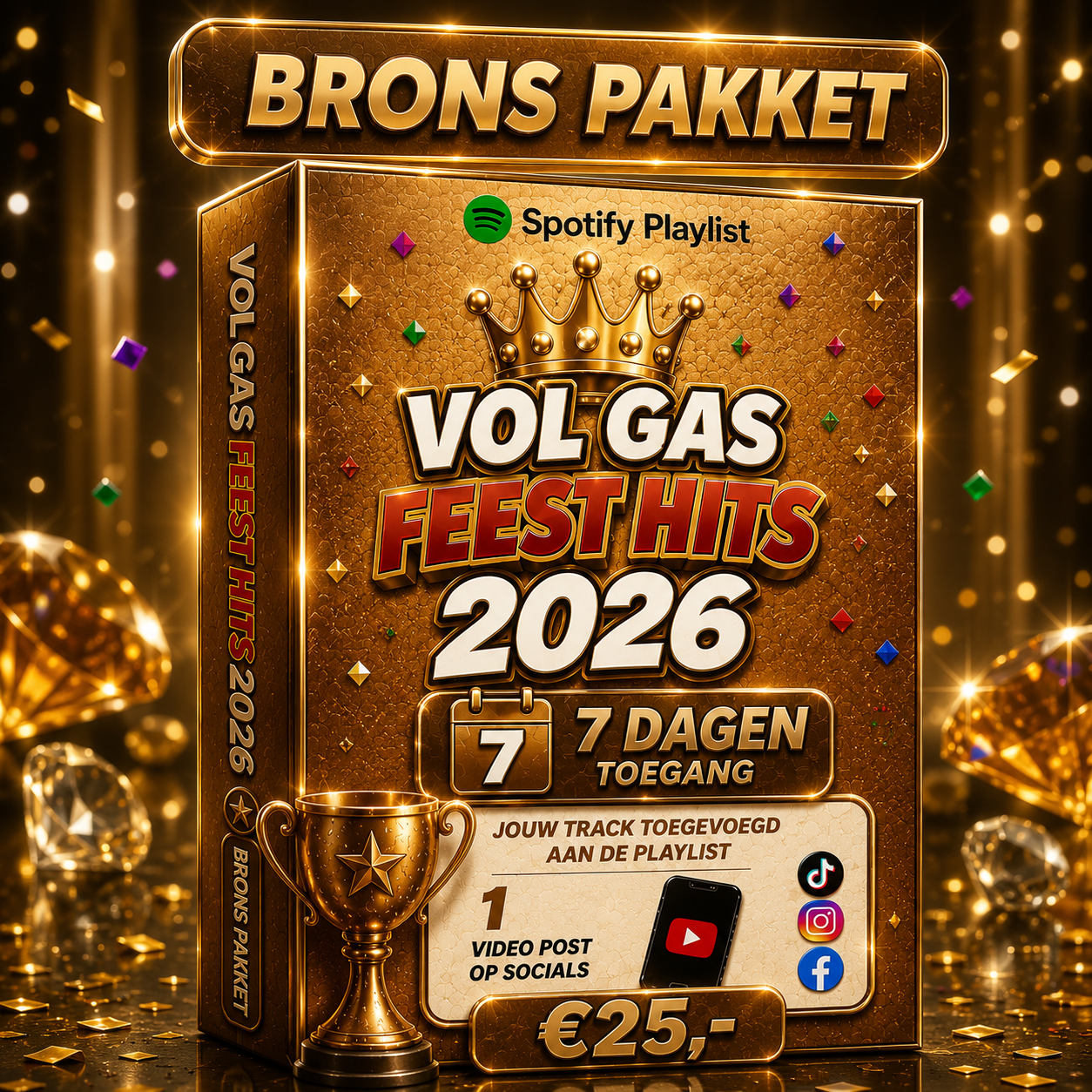 Vol Gas Brons Pakket