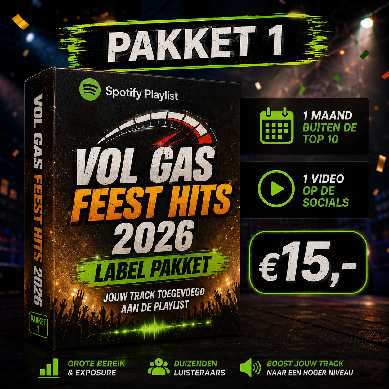 VOL GAS PAKKET 1