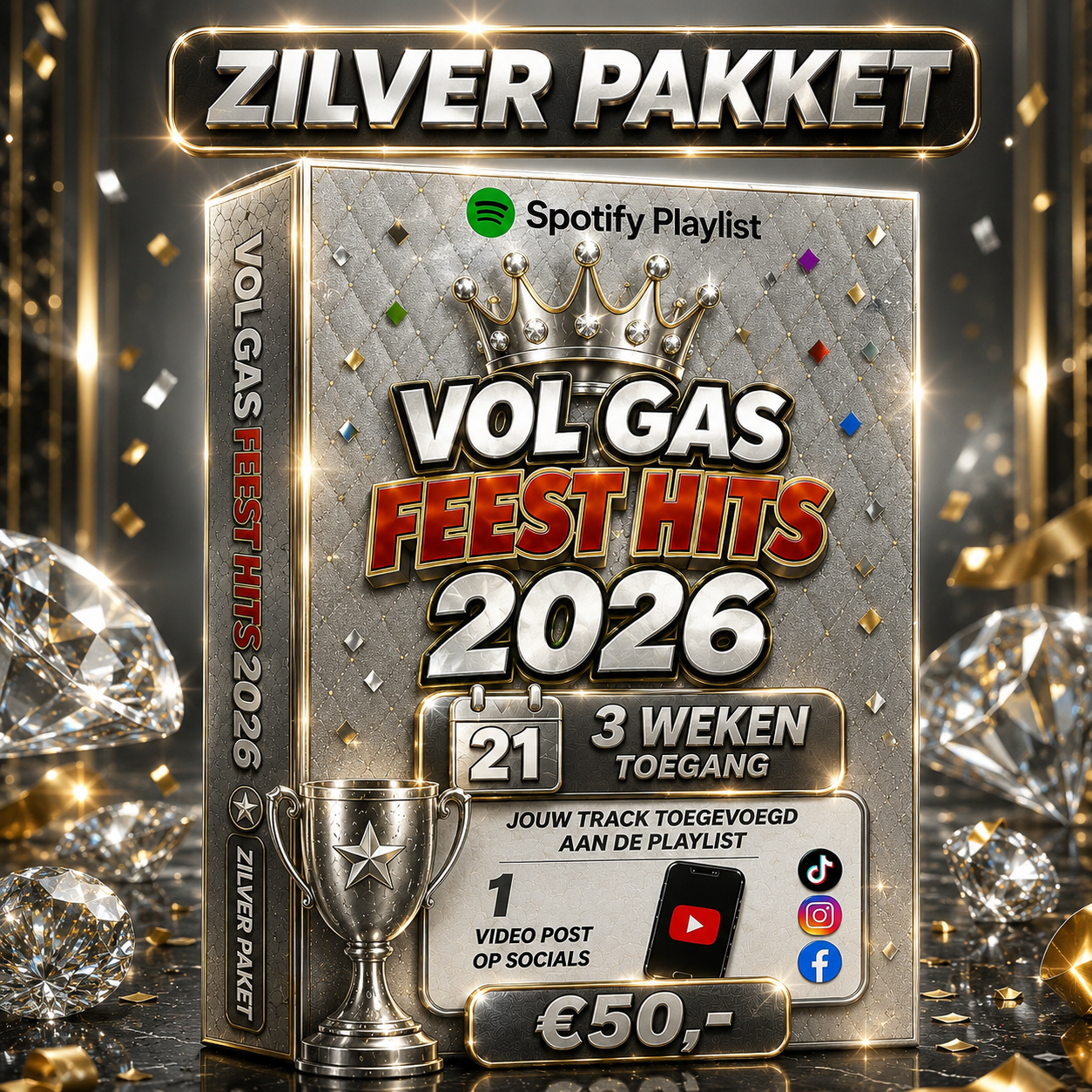 Vol Gas Zilver Pakket