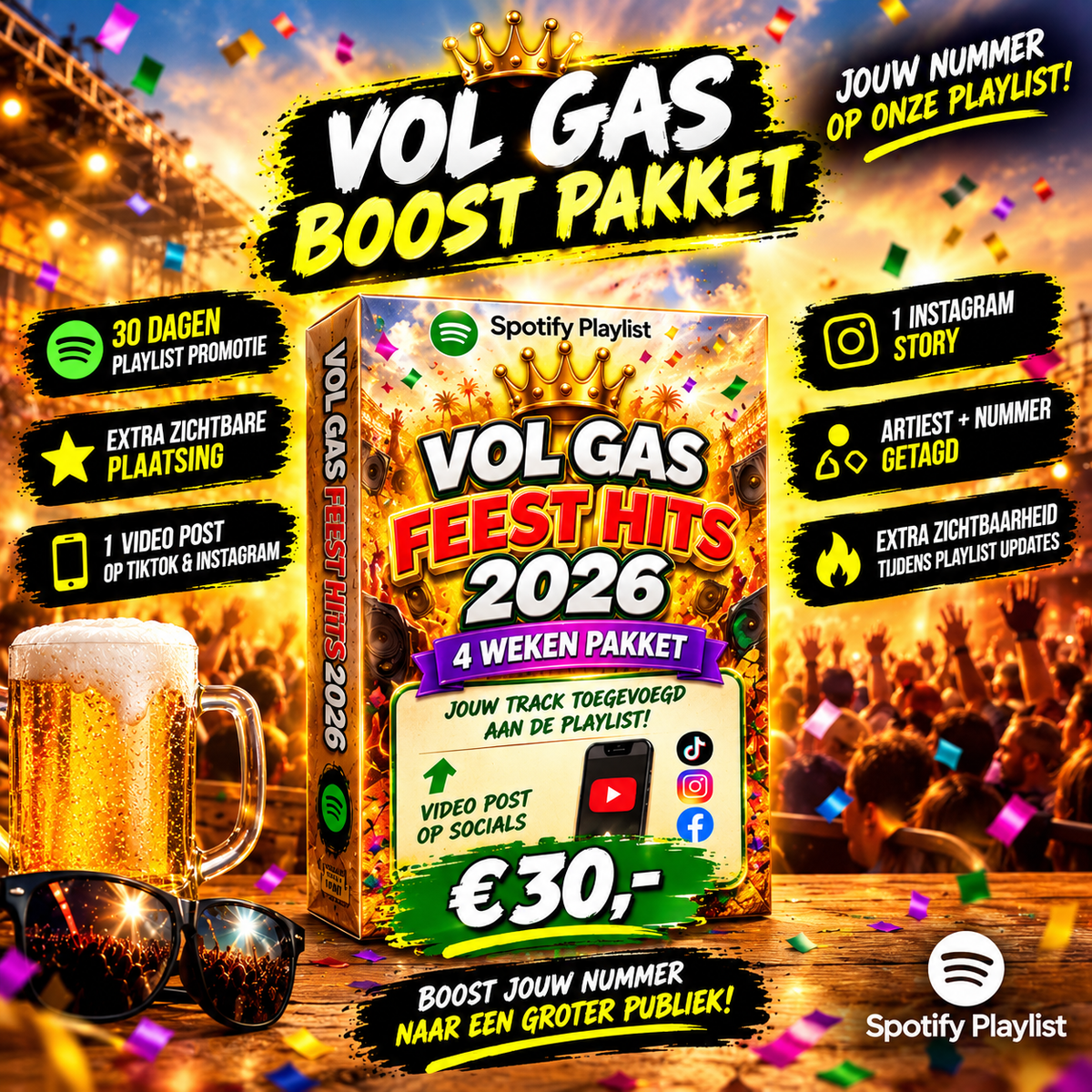 Vol Gas Boost Pakket